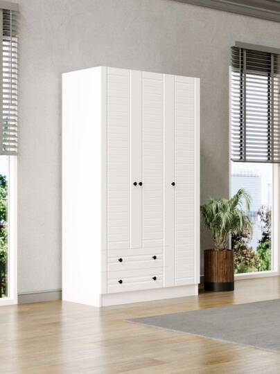 Kuzeylife Elegante 3 Kapılı Gardırop 183 Cm