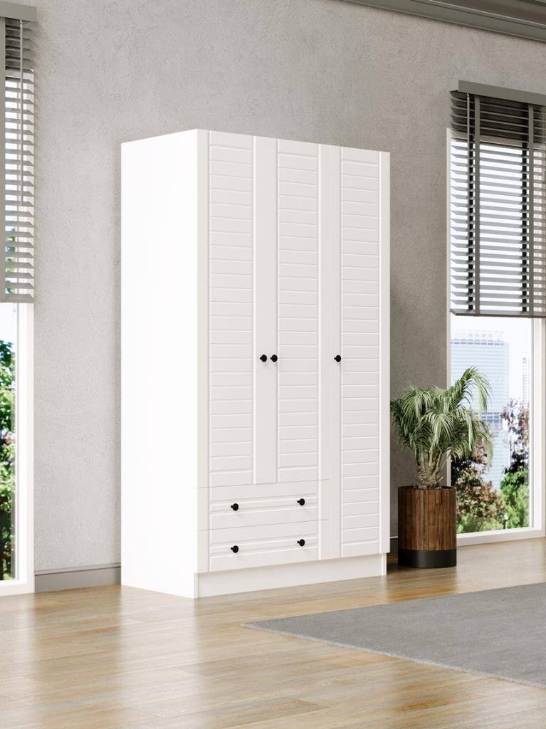 Kuzeylife Elegante 3 Kapılı Gardırop 183 Cm - 1