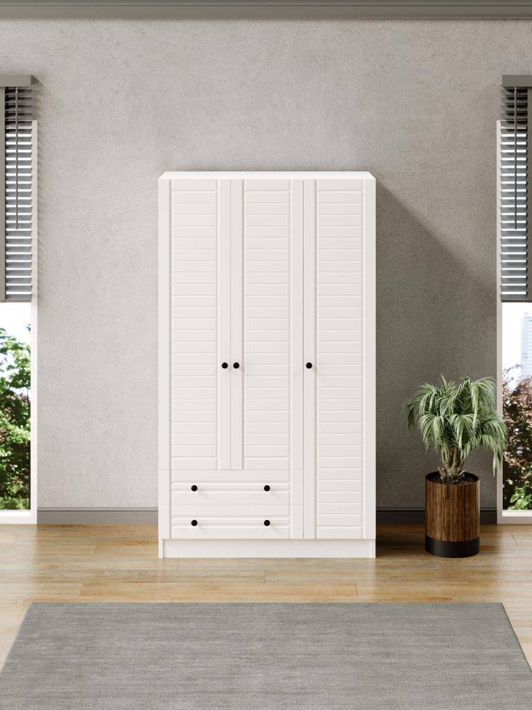 Kuzeylife Elegante 3 Kapılı Gardırop 183 Cm - 2