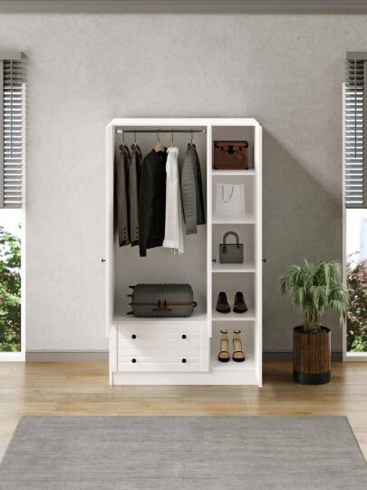 Kuzeylife Elegante 3 Kapılı Gardırop 183 Cm - 3