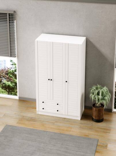 Kuzeylife Elegante 3 Kapılı Gardırop 183 Cm - 4