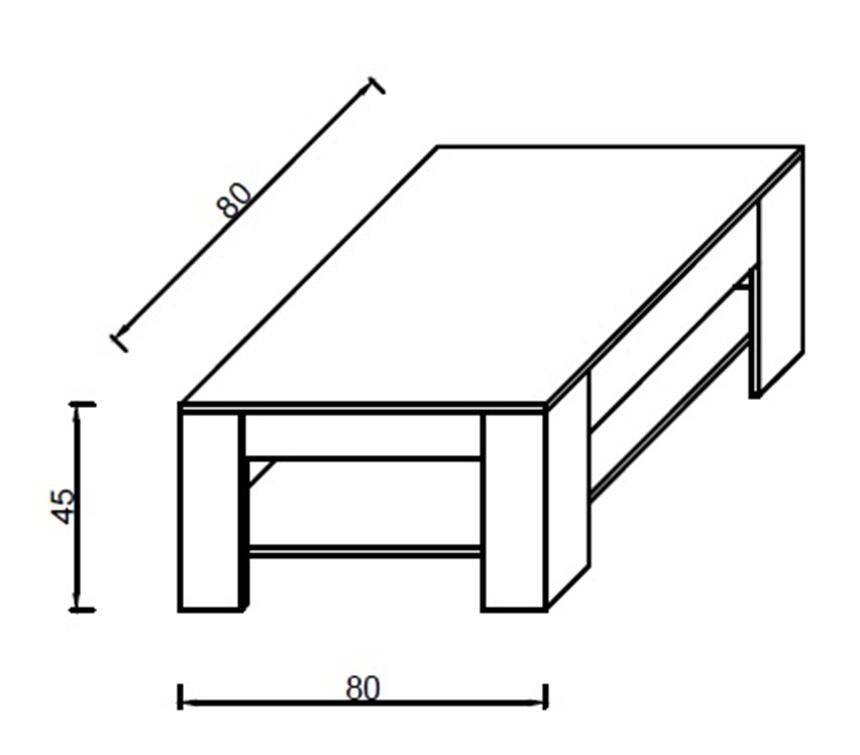 Kuzeylife Ligna Orta Sehpa Atlantik Çam - 4