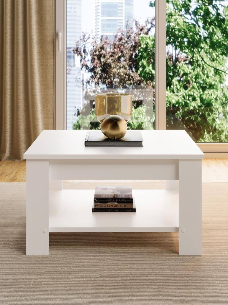 Kuzeylife Ligna Orta Sehpa Beyaz - 2