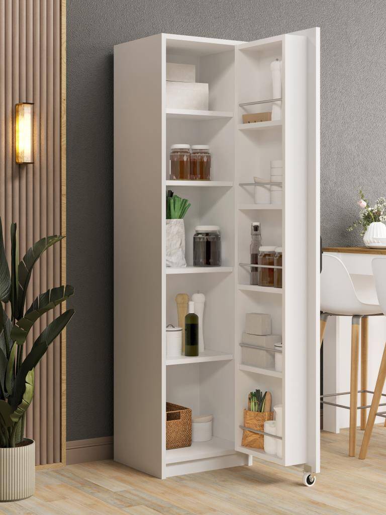 Kuzeylife Novens Kiler Dolabı Tek Kapaklı Beyaz - 2