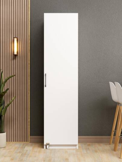 Kuzeylife Novens Kiler Dolabı Tek Kapaklı Beyaz - 4