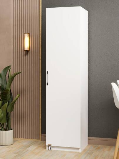 Kuzeylife Novens Kiler Dolabı Tek Kapaklı Beyaz - 5