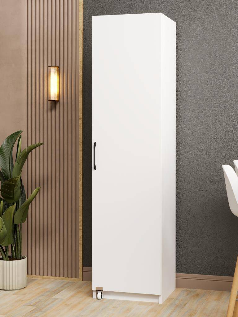 Kuzeylife Novens Kiler Dolabı Tek Kapaklı Beyaz - 5