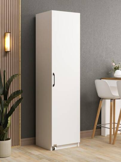 Kuzeylife Novens Kiler Dolabı Tek Kapaklı Beyaz