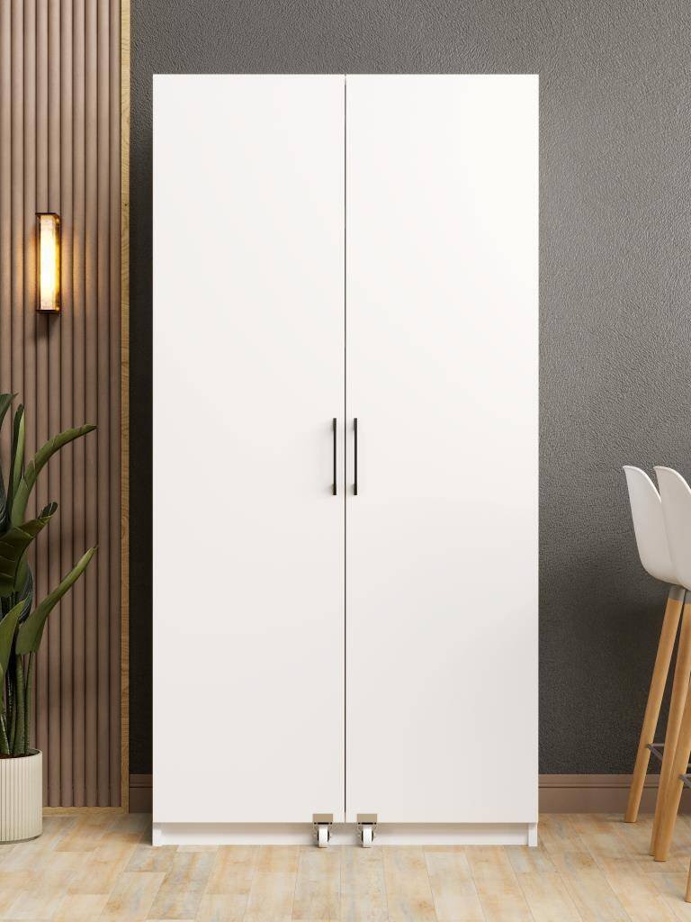 Kuzeylife Novensa Kiler Dolabı İki Kapaklı Beyaz - 4