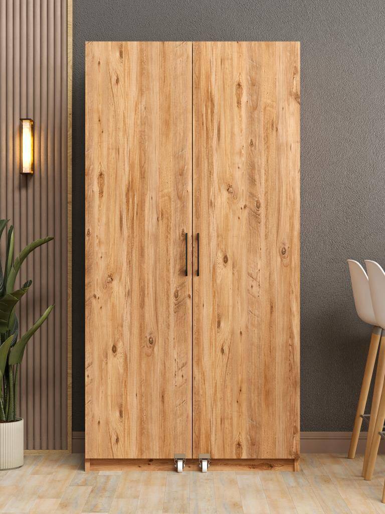 Kuzeylife Novensa Kiler Dolabı İki Kapaklı Çam - 4