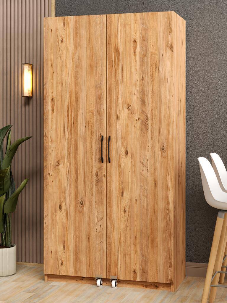 Kuzeylife Novensa Kiler Dolabı İki Kapaklı Çam - 5