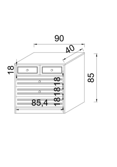 Kuzeylife Pisa Şifonyer - 3