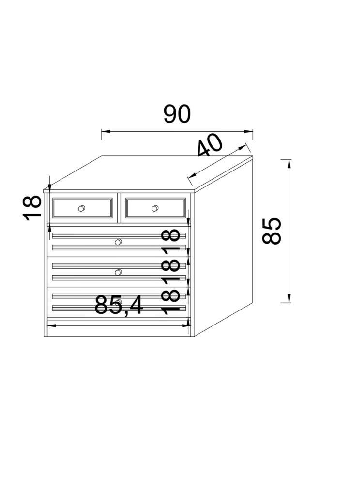 Kuzeylife Pisa Şifonyer - 3