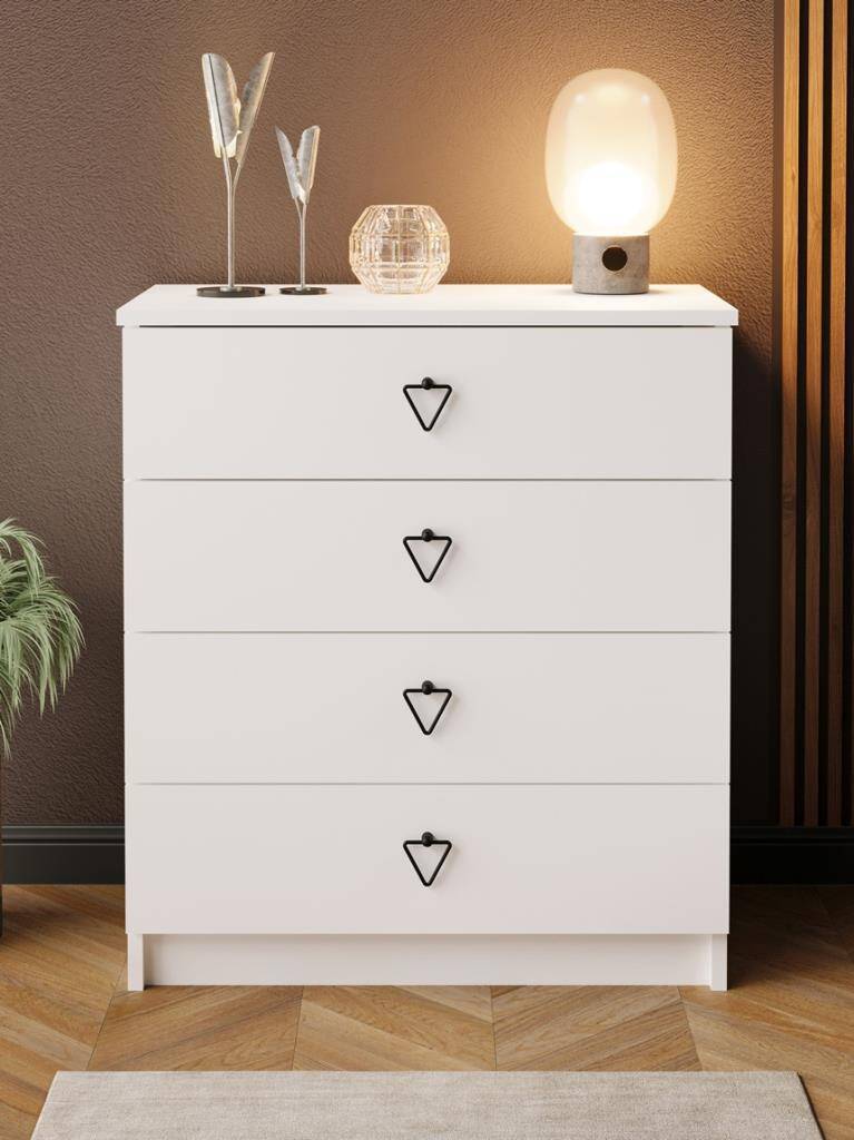 Kuzeylife Stella Şifonyer Beyaz - 3