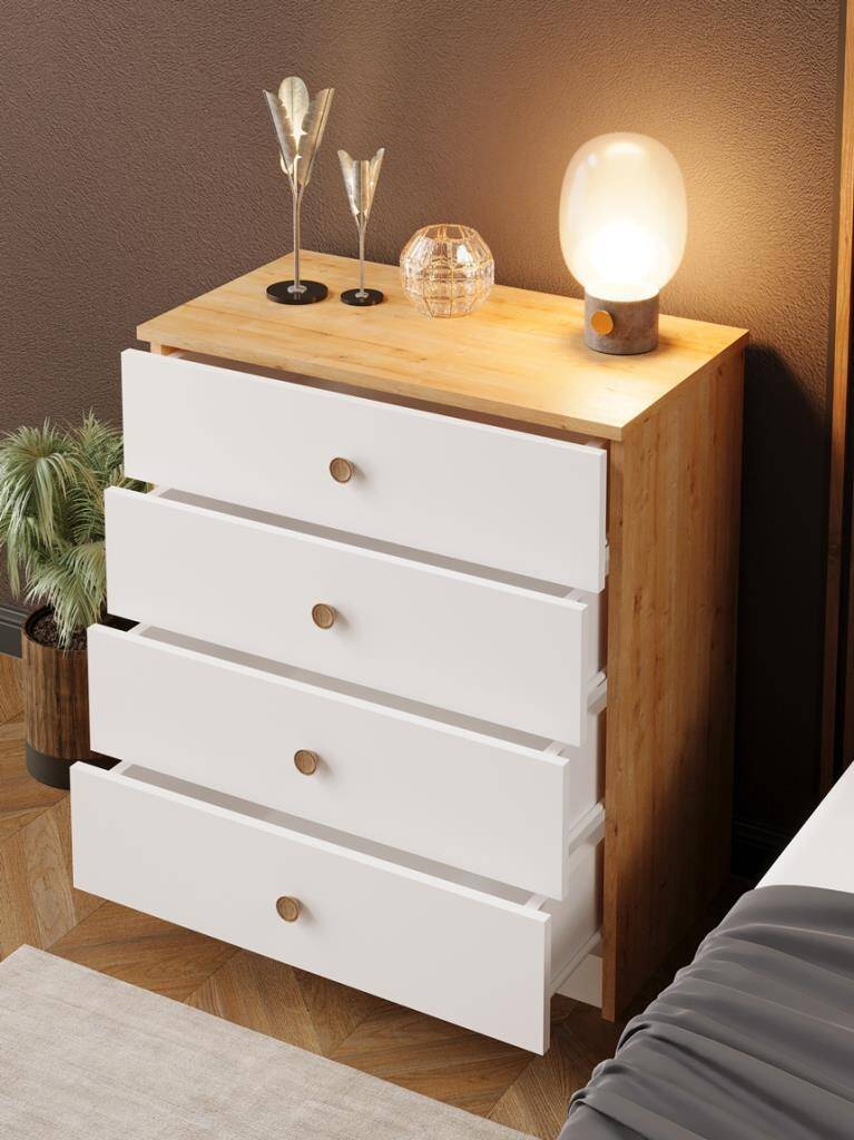 Kuzeylife Stella Şifonyer Safir Meşe - 5