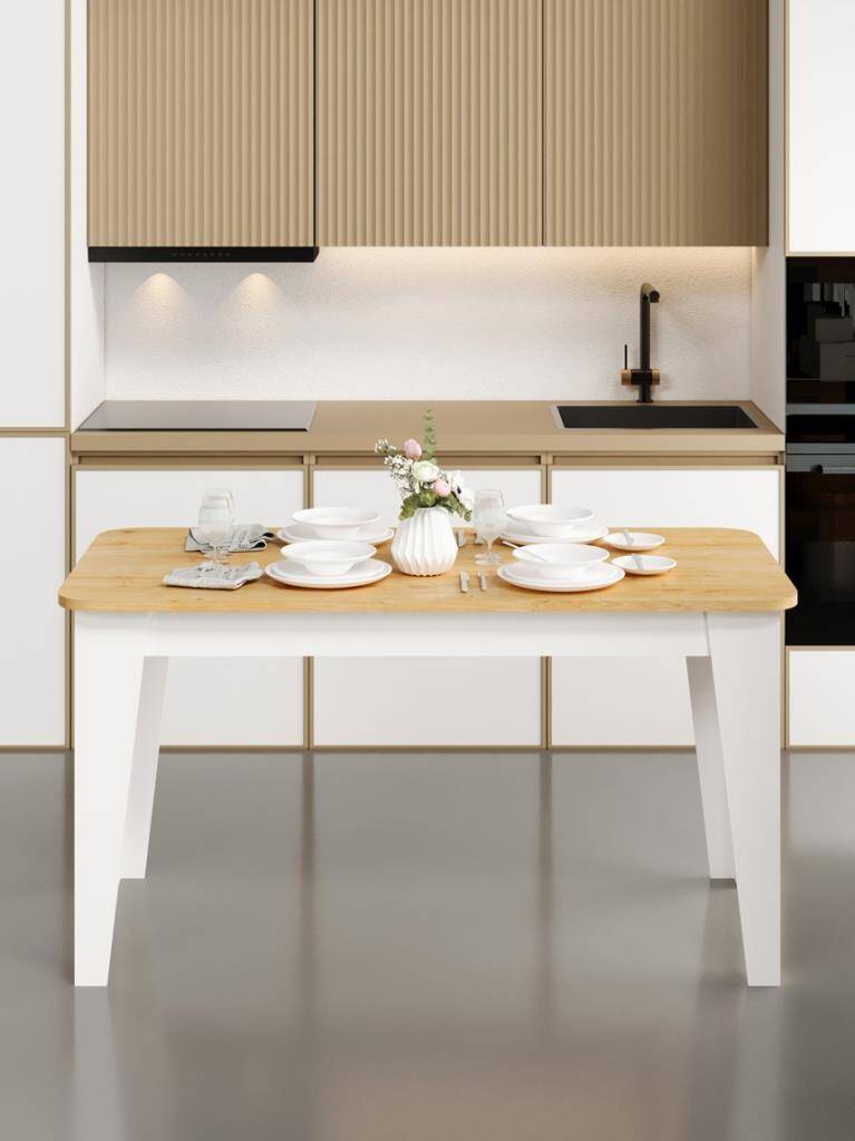 Kuzeylife Venezia Yemek Masası Safir Meşe - 3