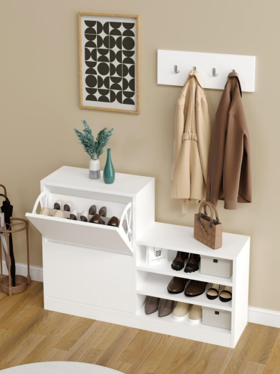 Kuzeylife Vesta Ayakkabılık Kayar Kapak - 3