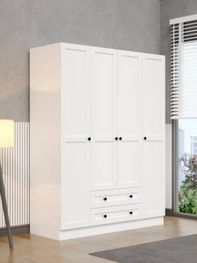 Kuzeylife Viena Gardırop 4 Kapaklı 183 cm-1