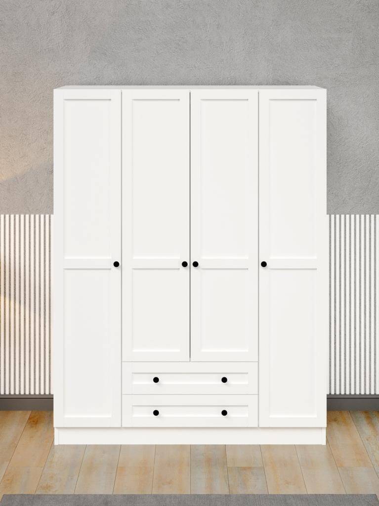 Kuzeylife Viena Gardırop 4 Kapaklı 183 cm-1 - 2