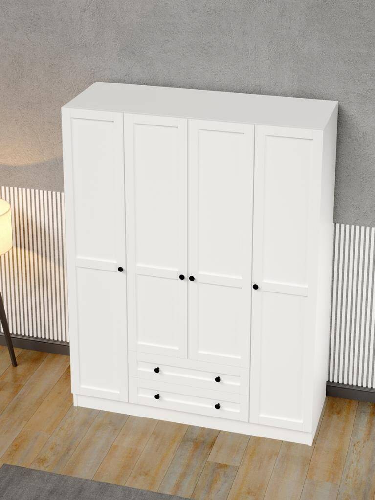 Kuzeylife Viena Gardırop 4 Kapaklı 183 cm-1 - 4