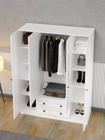 Kuzeylife Viena Gardırop 4 Kapaklı 183 cm-1 - 5