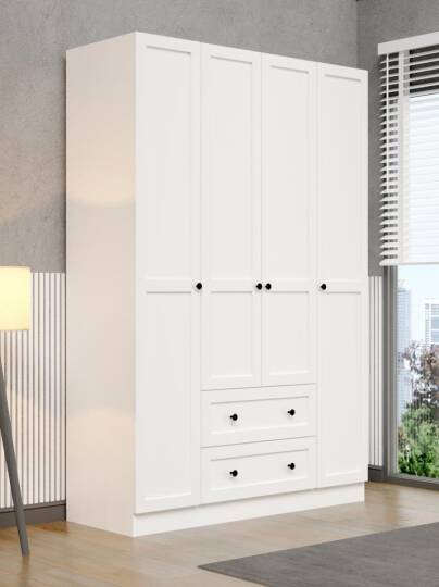 Kuzeylife Viena Gardırop 4 Kapaklı 210 cm-1