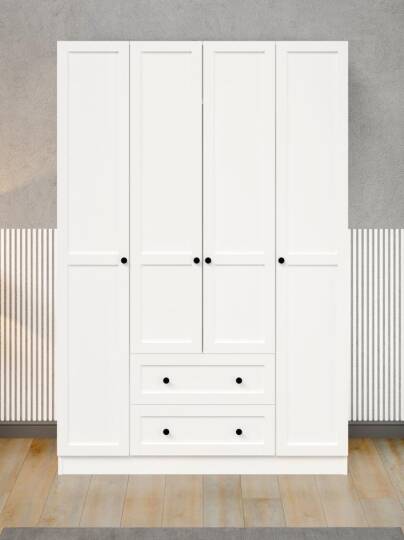 Kuzeylife Viena Gardırop 4 Kapaklı 210 cm-1 - 2