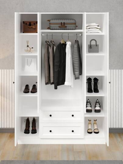 Kuzeylife Viena Gardırop 4 Kapaklı 210 cm-1 - 3