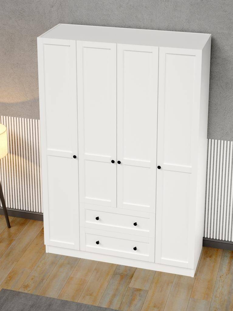 Kuzeylife Viena Gardırop 4 Kapaklı 210 cm-1 - 4